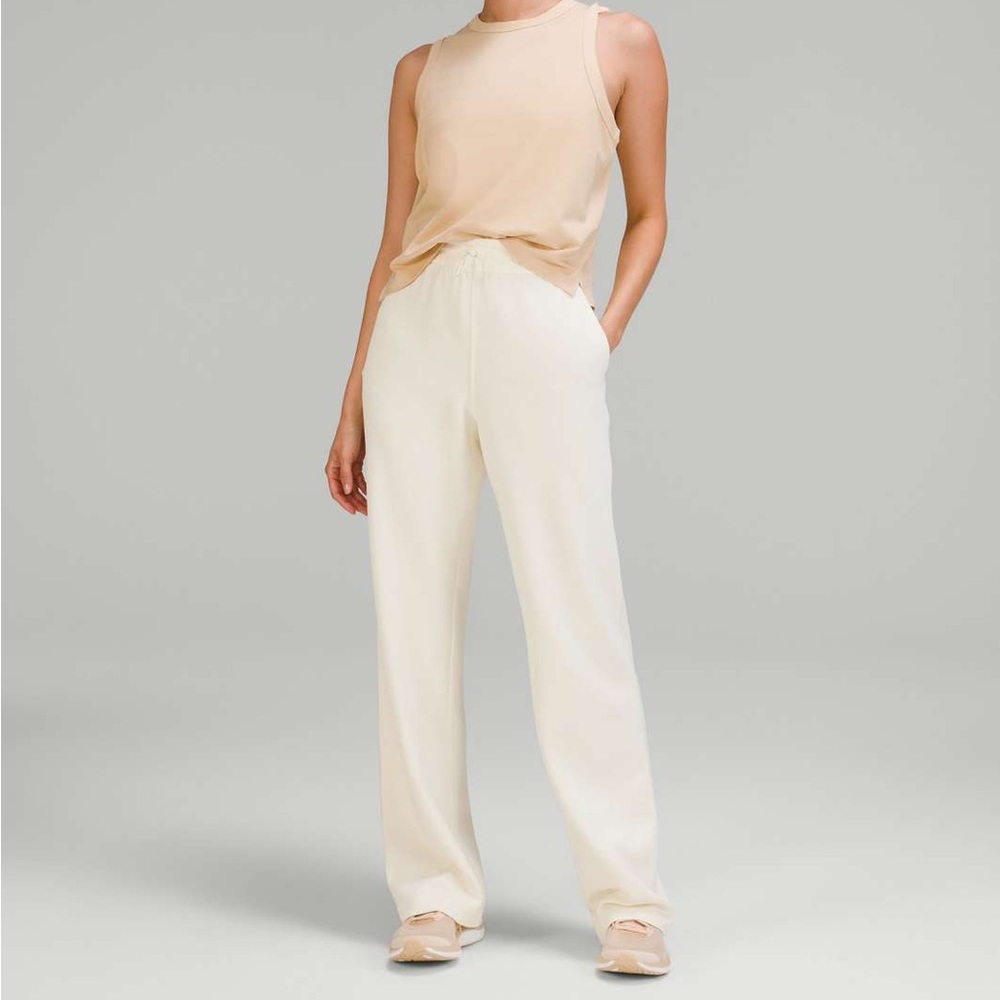 Lululemon Softstreme HR pants lemon sorbet